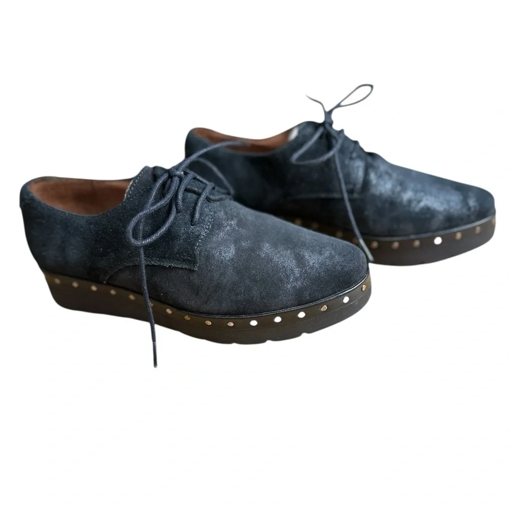 Hispanitas Abbott Wedge Studded Oxfords Size 36